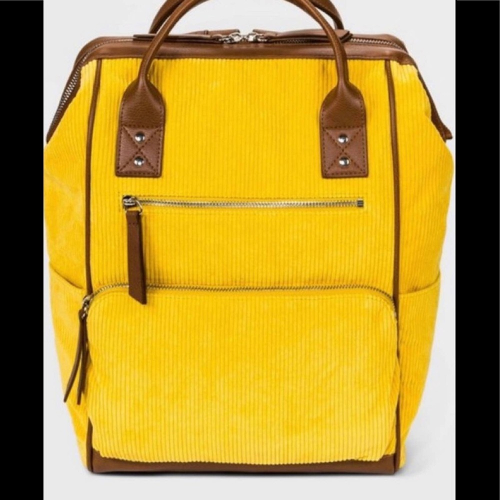 🔥 Wild fable yellow corduroy backpack 🔥
